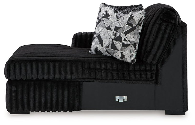 Midnight-Madness Sectional with Chaise - Furniture City (CA)l
