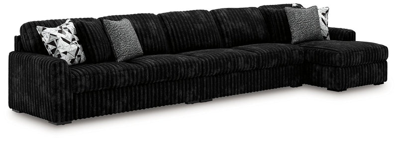 Midnight-Madness Sectional with Chaise - Furniture City (CA)l