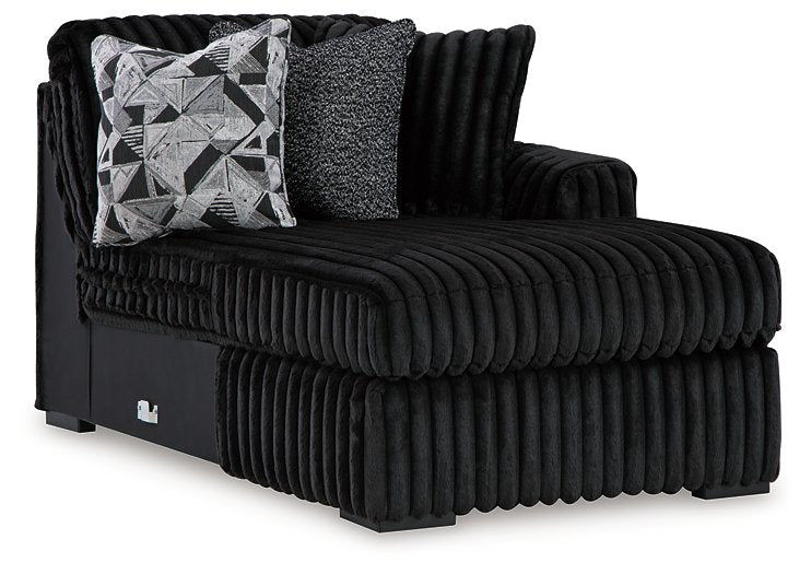 Midnight-Madness Sectional with Chaise - Furniture City (CA)l