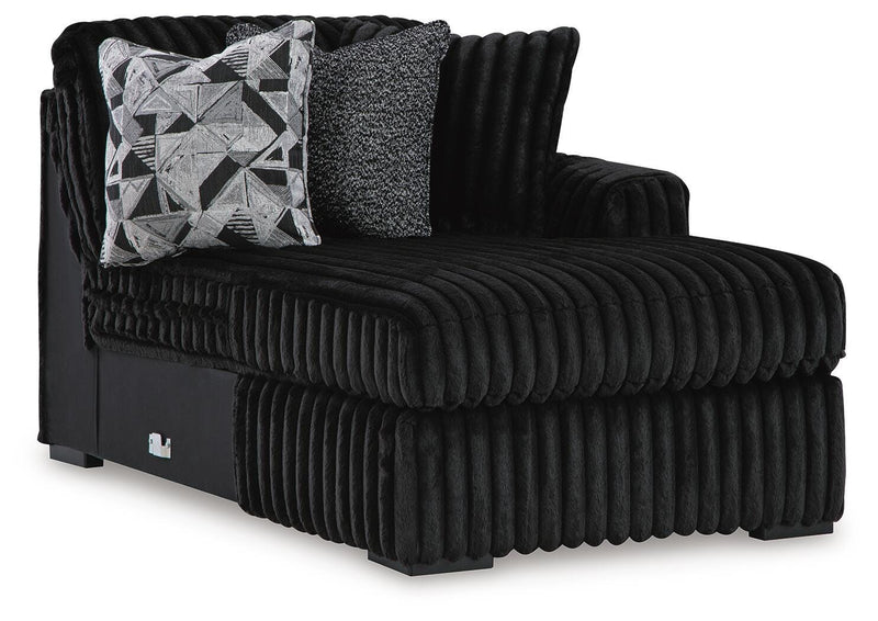 Midnight-Madness Sectional with Chaise - Furniture City (CA)l