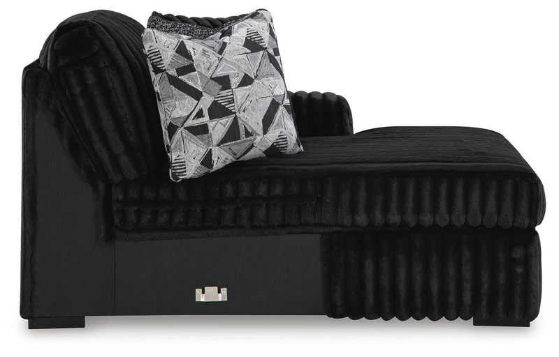 Midnight-Madness Sectional with Chaise - Furniture City (CA)l