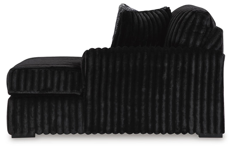 Midnight-Madness Sectional with Chaise - Furniture City (CA)l