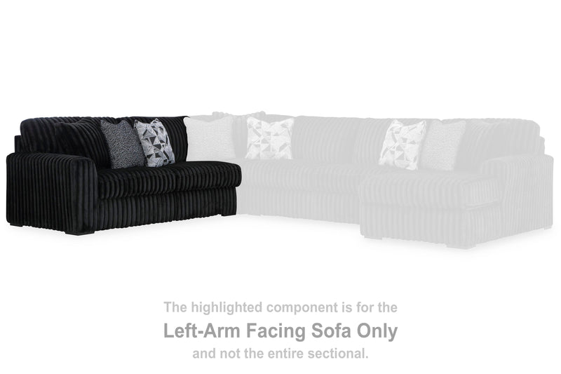 Midnight-Madness Sectional with Chaise - Furniture City (CA)l