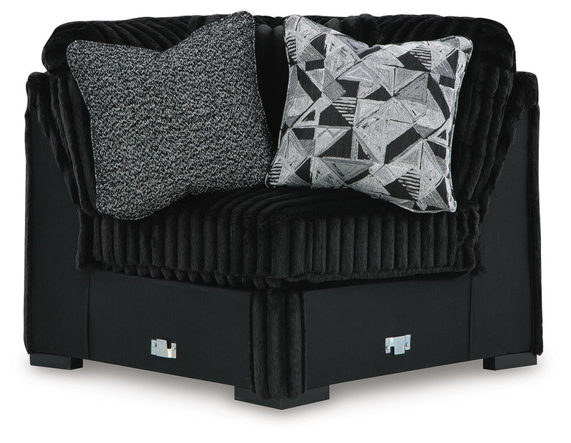 Midnight-Madness Sectional with Chaise - Furniture City (CA)l