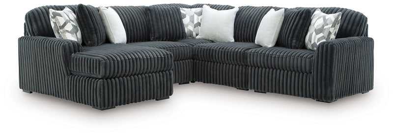 Midnight-Madness Sectional with Chaise - Furniture City (CA)l