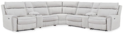 Social Pointe Reclining Sectional with Storage Consoles - Furniture City (CA)l