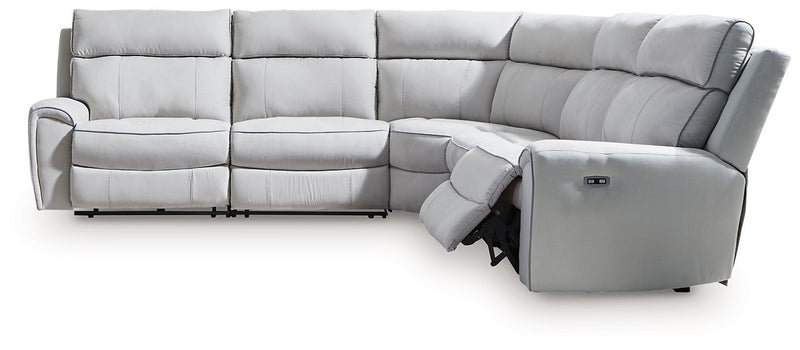 Social Pointe Power Reclining Sectional - Furniture City (CA)l