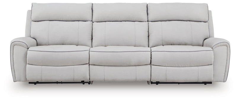 Social Pointe Power Reclining Sectional - Furniture City (CA)l