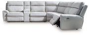 Social Pointe Power Reclining Sectional - Furniture City (CA)l