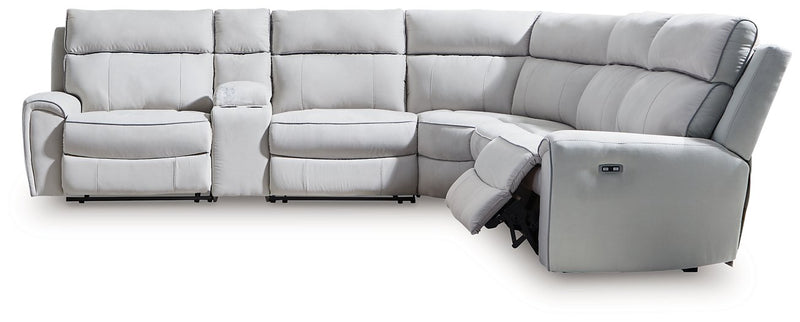 Social Pointe Power Reclining Sectional - Furniture City (CA)l