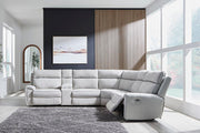 Social Pointe Reclining Sectional with Storage Consoles - Furniture City (CA)l