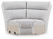 Social Pointe Reclining Sectional with Storage Consoles - Furniture City (CA)l