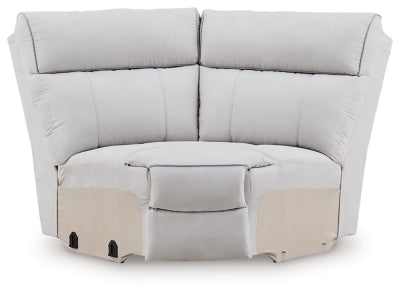 Social Pointe Reclining Sectional with Storage Consoles - Furniture City (CA)l