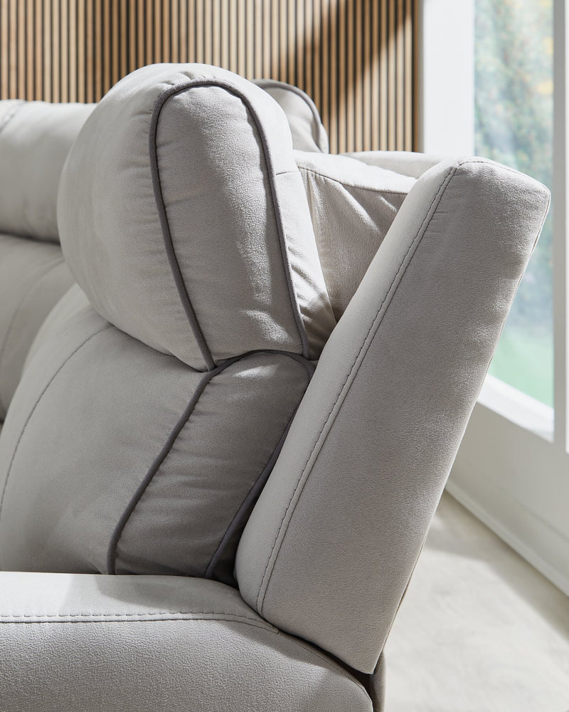 Social Pointe Power Reclining Sectional - Furniture City (CA)l