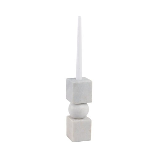 9x3-chunky-marble-taper-holder-white-2