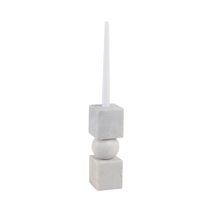 9x3-chunky-marble-taper-holder-white-2