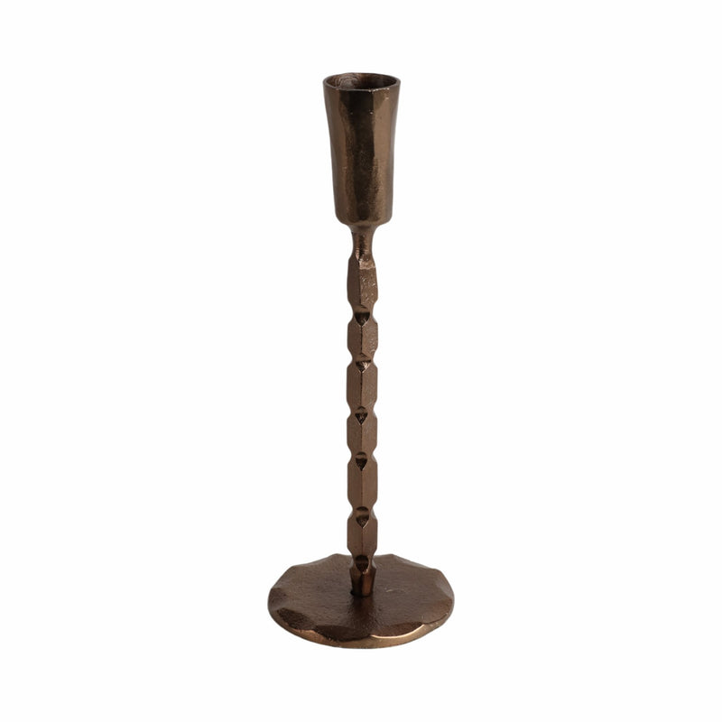 9x3-forged-cast-iron-taper-holder-matte-bronze-1
