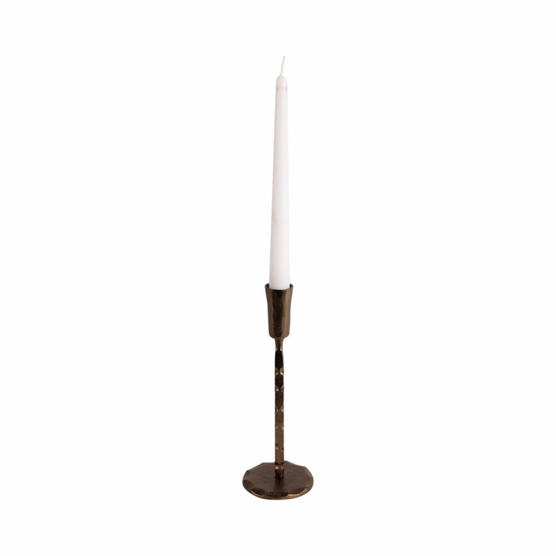 9x3-forged-cast-iron-taper-holder-matte-bronze-2