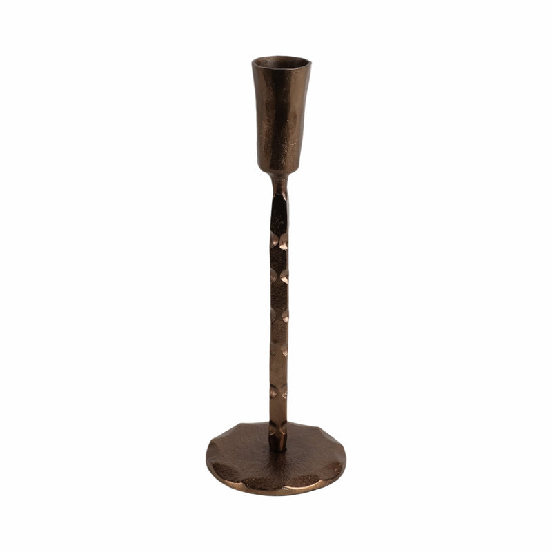 9x3-forged-cast-iron-taper-holder-matte-bronze-3