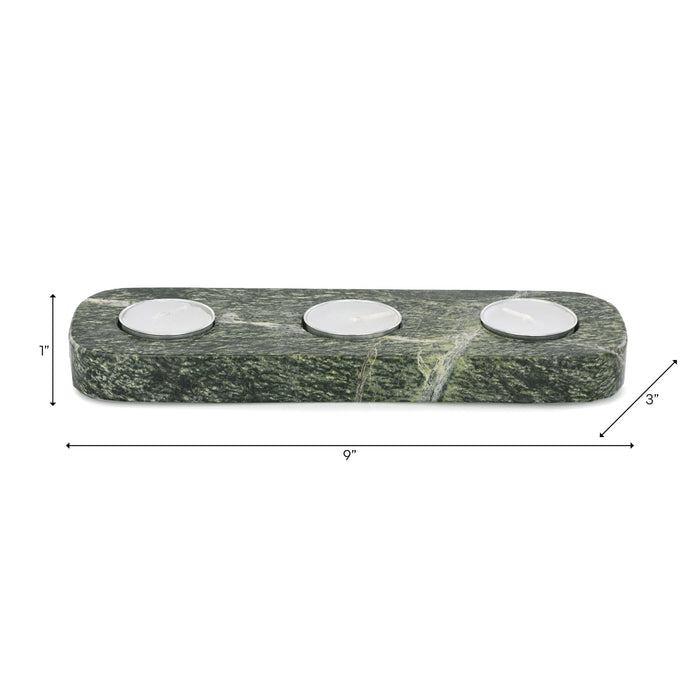 9x3-marble-3-tealight-holder-forest-green-3