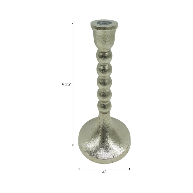 9x4-stacked-ball-metal-taper-holder-silver-1