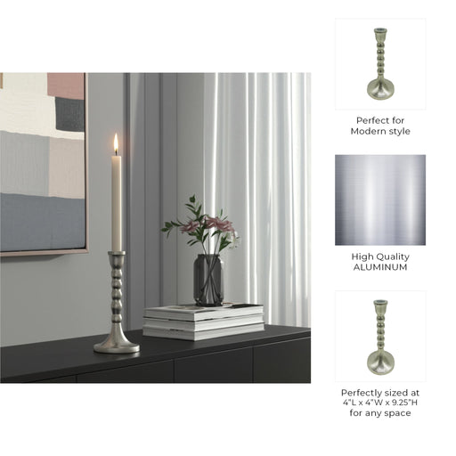 9x4-stacked-ball-metal-taper-holder-silver-2