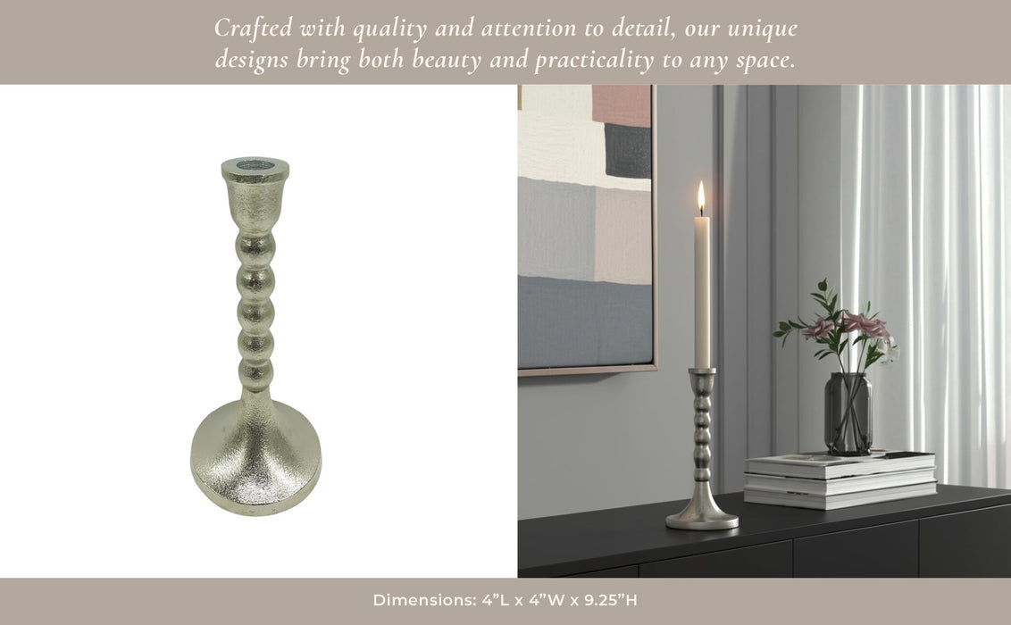 9x4-stacked-ball-metal-taper-holder-silver-4