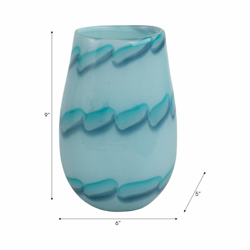 9x6-bead-pattern-glass-vase-blue-9