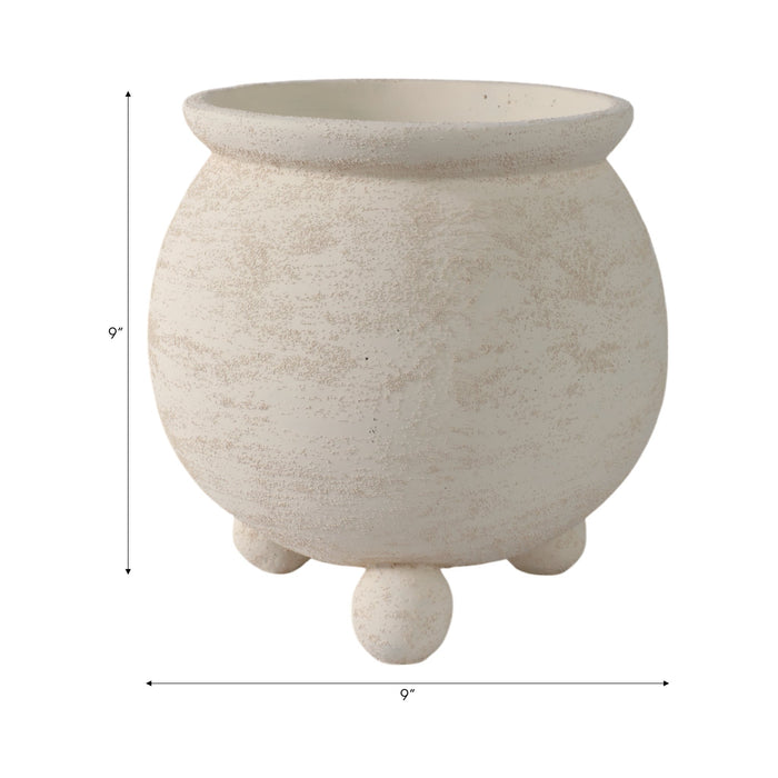 9x9-textured-rounded-planter-on-ball-feet-ivory-4