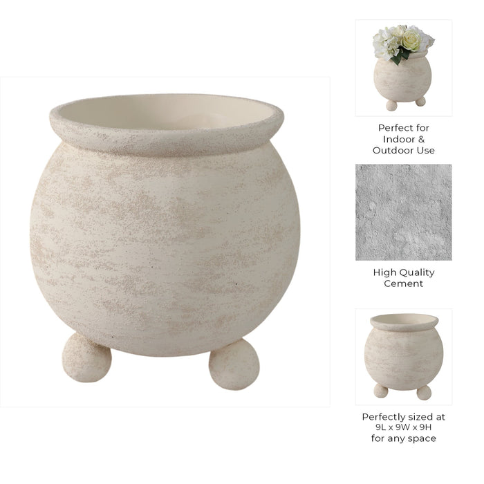 9x9-textured-rounded-planter-on-ball-feet-ivory-5