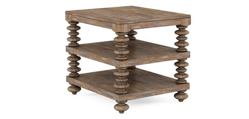 Furniture Architrave End Table in Rustic Pine image