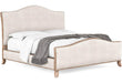 Furniture Palisade King Upholstered Sleigh Bed in Cola image
