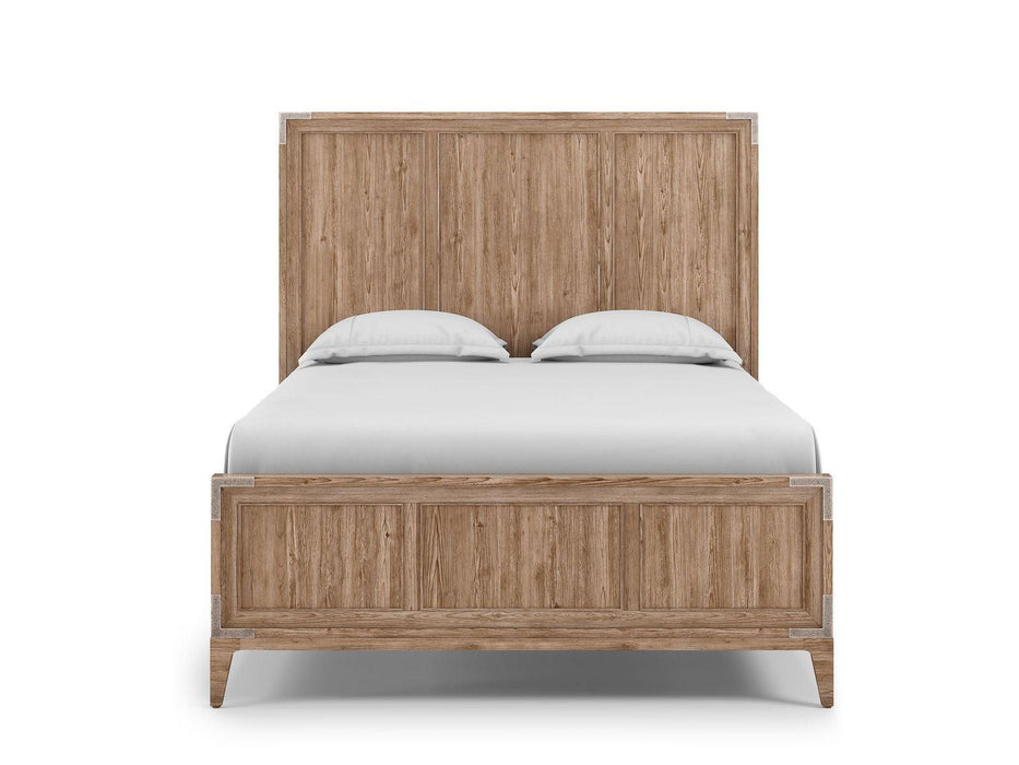 Furniture Passage Queen Panel Bed in Light Oak