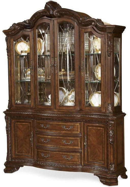 Old World China Cabinet in Cherry image
