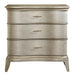 Starlite 3 Drawer Open Nightstand in Silver image