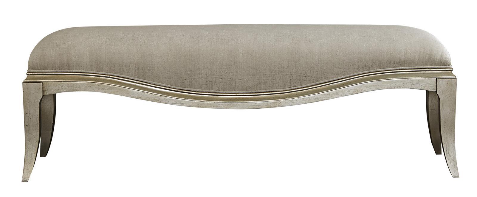 Starlite Bed Bench in Silver
