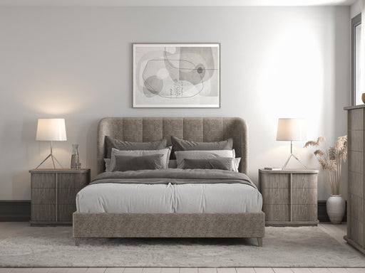 Vault California King Upholstered Shelter Bed image