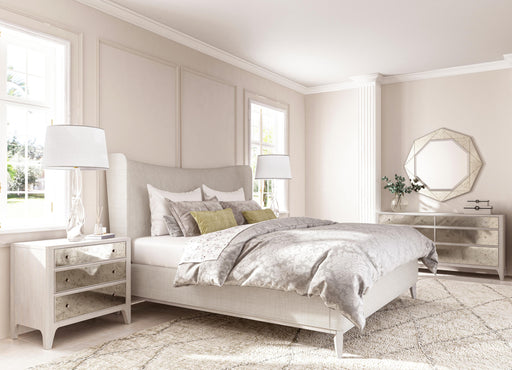 Mezzanine Queen Upholstered Shelter Bed image