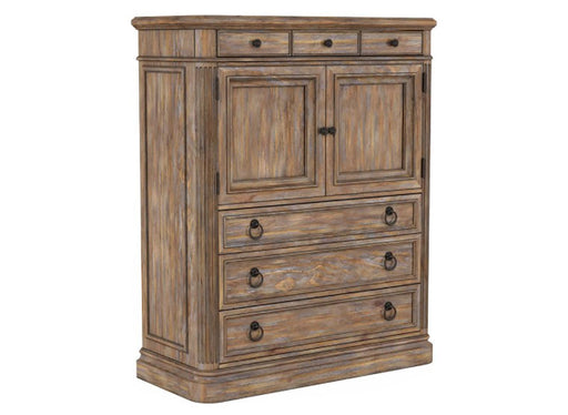 Furniture Architrave Door/Drawer Chest in Rustic Pine image