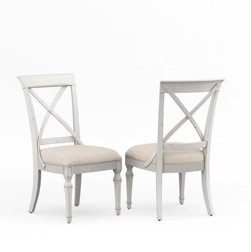 Furniture Palisade Side Chair in White (Set of 2) image