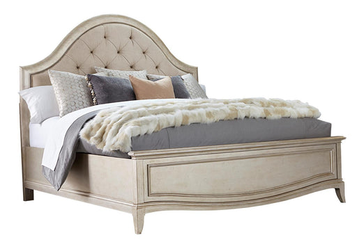 Starlite Queen Upholstered Panel Bed in Silver image
