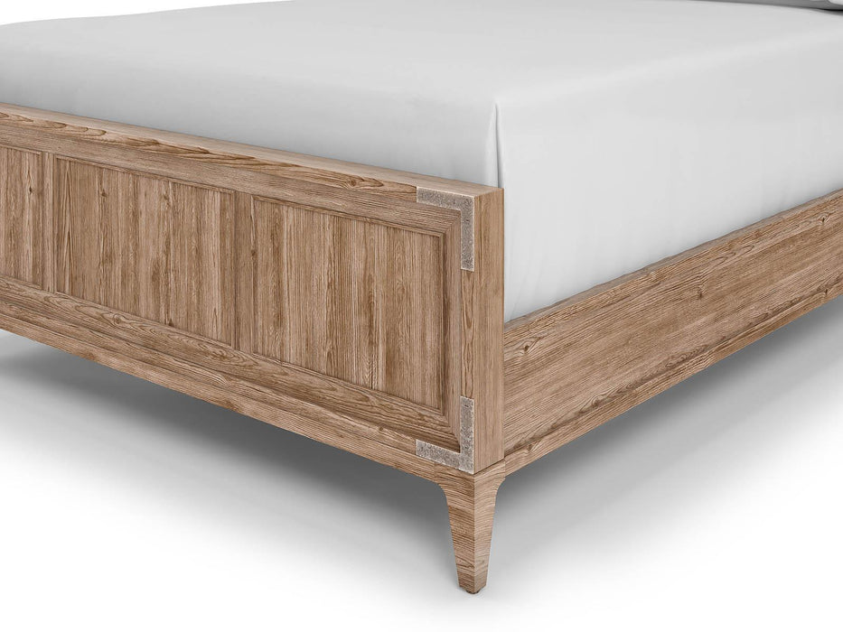Furniture Passage Queen Panel Bed in Light Oak