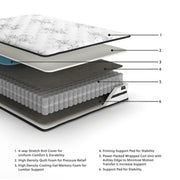 Chime 10 Inch Hybrid Mattress in a Box - Furniture City (CA)l