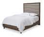 Del Mar Sound Queen Panel Bed with Fabric Insert in Boardwalk image