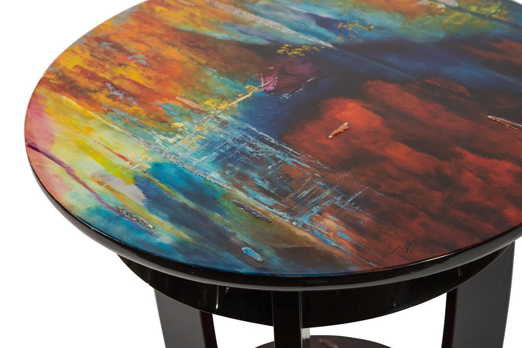 Furniture Illusions Round Chairside Table