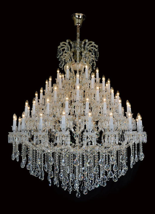 Lighting Grand Versailles 45 Light Chandelier in Clear and Gold image