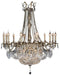 Lighting Summer Place 24 Light Chandelier in Clear and Antique image