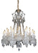 Lighting Treviso 20 Light Chandelier in Clear and Chrome image