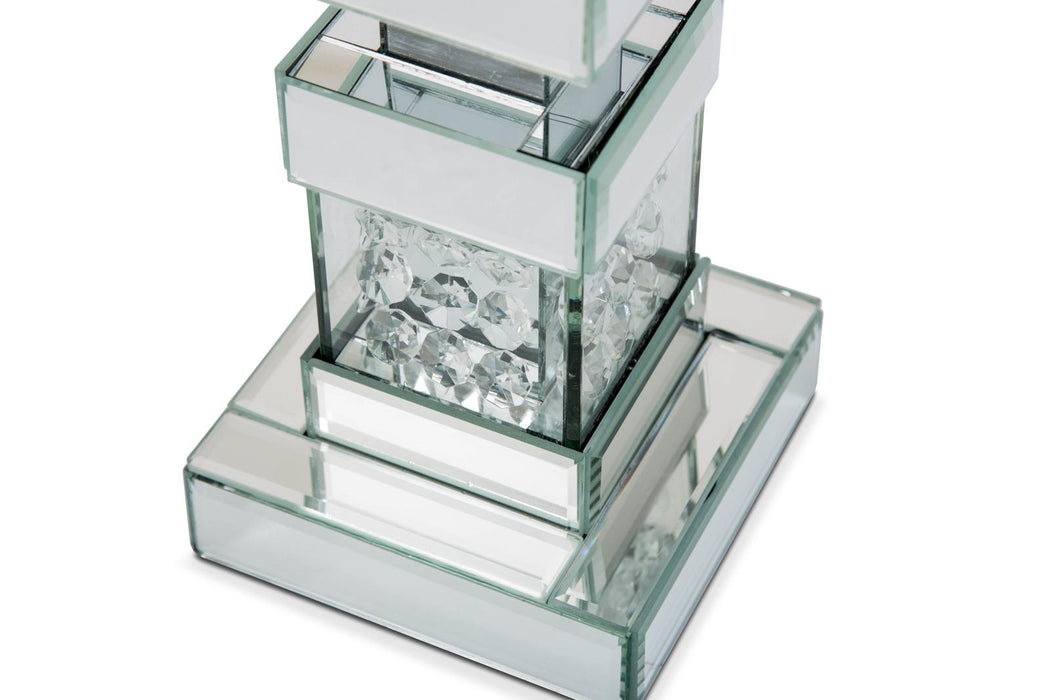 Montreal Mirrored/Crystal Candle Holders, Tall (2/pack)