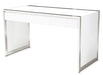 State St Writing Desk in Glossy White image